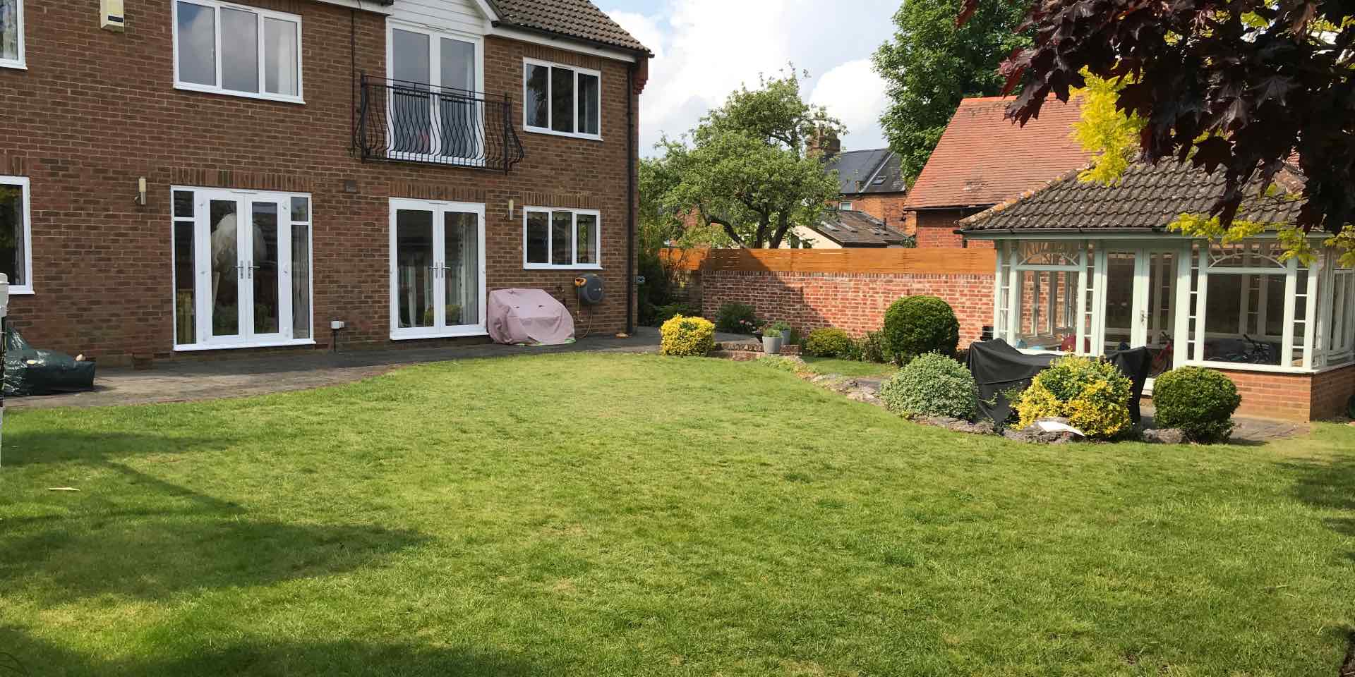 2 Woodside Gardens Hitchin before garden re-design